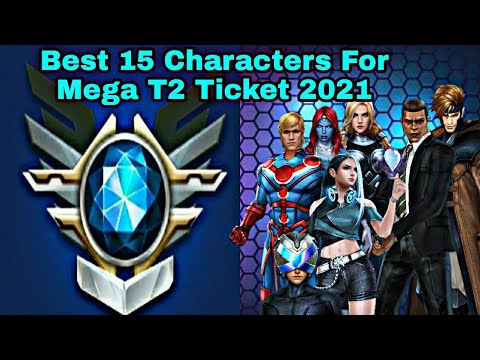 Best 15 Characters For Mega T2 Ticket 2021 - Marvel Future Fight