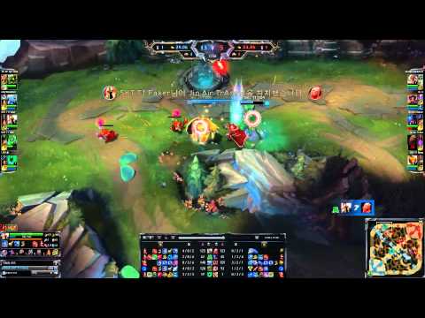 SKT T1 Faker   Pantheon vs Vladimir   Jin Air TrAce, KR LOL SoloQ Highlights