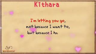 To move on/kithara
