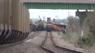 preview picture of video '2nd view of derailment from inside Grand Junction, Iowa'