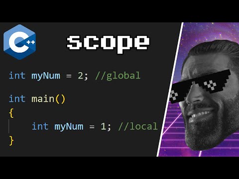 C++ variable scope explained 🌎