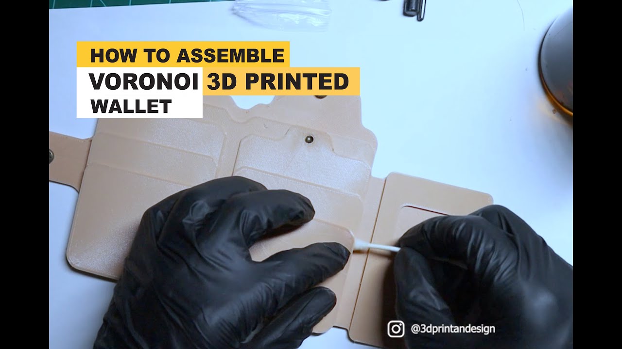 VORONOI WALLET 3D Print Model