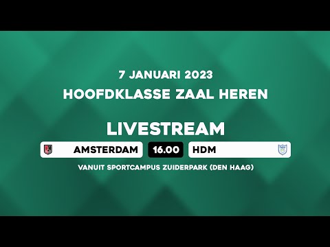 LIVE HK ZAAL - Amsterdam vs HDM (Heren)