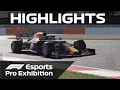 F1 Esports Pro Exhibition Race, Spain Highlights | Aramco