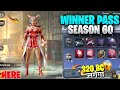 Pubg Mobile Lite  Season 60 Winner Pass 😱 | 1 To 50 Wp All Confirmed Rewards Pubg Mobile Lite 🔥