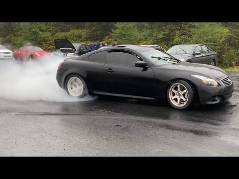 Burnroad Burnouts #72!! K-swap em2! 8th gen si’s! G37 sliding!