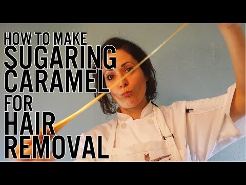 How to Make Sugaring Caramel for Hair Removal Video