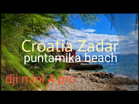 CHORWACJA: Zadar Puntamika from above 🏝️ Croatia 4K | DJI Mini 4 Pro