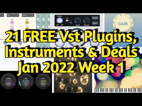 21 Best New FREE VST PLUGINS, Vst Instruments, SAMPLE PACKS & Huge Deals - JANUARY 2022 Week 1