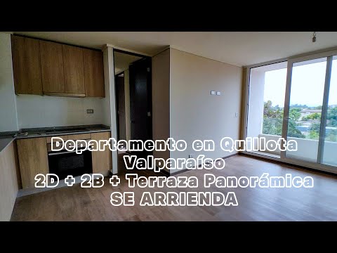 Departamento en Quillota 📍 Valparaíso | 2D + 2B + Terraza Panorámica | SE ARRIENDA