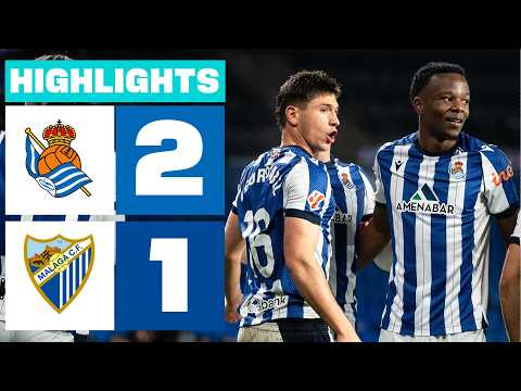 REAL SOCIEDAD B 2 - 1 MÁLAGA CF | RESUMEN LALIGA HYPERMOTION