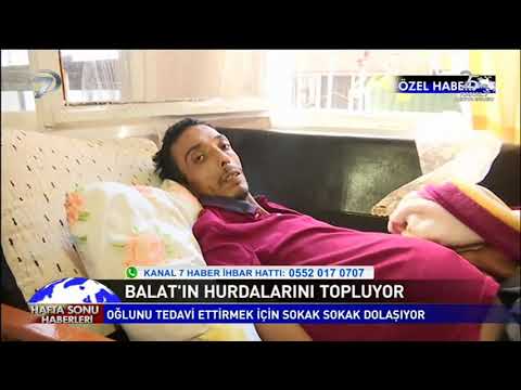 OĞLUNU TEDAVİ ETTİRMEK İÇİN BALAT'IN HURDALARINI TOPLUYOR