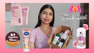MYNTRA SALE HAUL starting Rs.73/- 🤩Great offers on skincare ✨| skincare products for summers!!