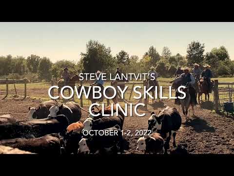 Ride in the Steve Lantvit Cowboy Skills Clinic Oct 2022 in LaPorte Indiana
