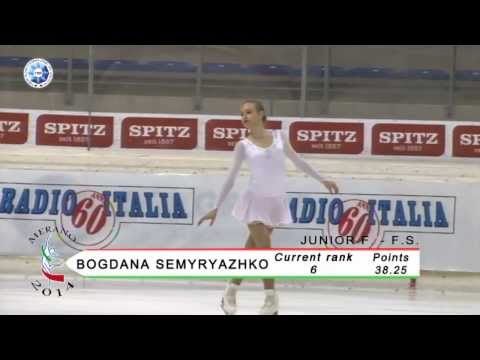 Bogdana Semyryazhko Campionati Italiani 2013-14 free program