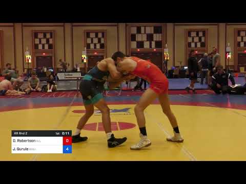 55 Kg Rr Rnd 2 - Dominic Robertson, All Navy Wrestling Vs Jonathan Gurule, NMU-National Training C