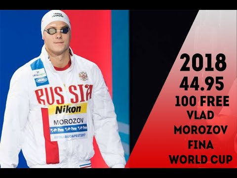 Vladimir Morozov 100 free 44.95 World Record - Full Race Singapore World Cup