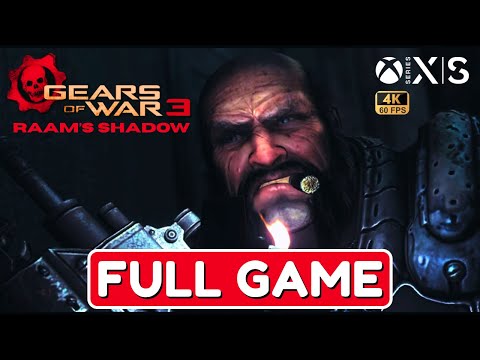 GEARS OF WAR 3: Raam's Shadow DLC - Gameplay Walkthrough FULL GAME [4K 60FPS XSX] - No Commentary