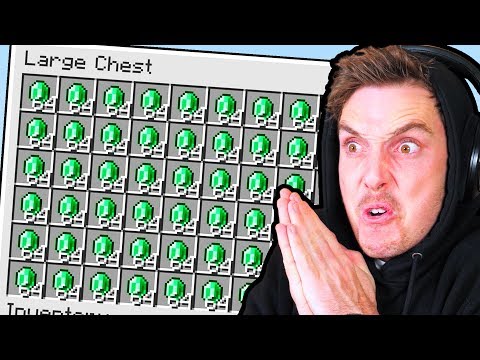 UNLIMITED EMERALDS in Minecraft (part 20)