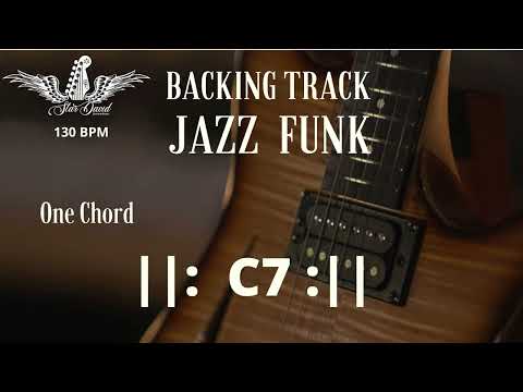 Backing Track Jazz Funk in C7 One Chord