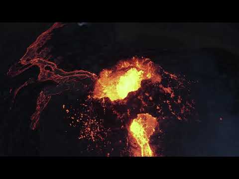The volcanic eruption in Iceland! With DJI FPV drone