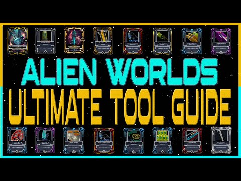 ALIEN WORLDS - PICK THE RIGHT TOOLS FOR YOU - RARITY, TRILIUM, SHARDS AND MUCH MORE- WAX BLOCKCHAIN