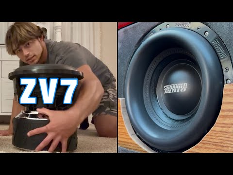 Installing a 4000 Watt SUNDOWN Audio ZV7 Subwoofer and Rattling Bus Windows! 