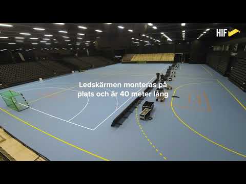 HIF Karlskrona - Förvandling av Brinova Arena Karlskrona