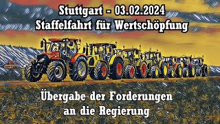 Live - Stuttgart - 03.02.2024 Staffelfahrt für Wertschöpfung - Live ab 12:30 Uhr