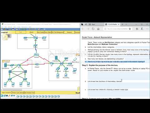 1.2.4.5 Packet Tracer - Network Representation