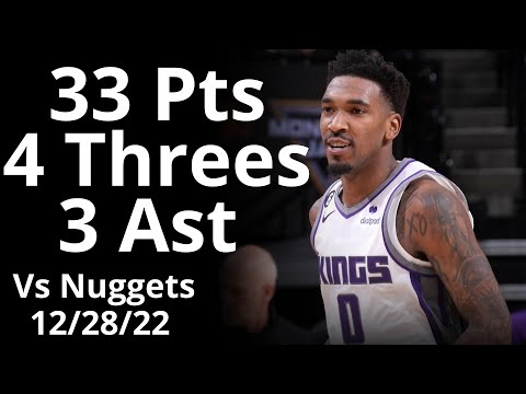 Malik Monk 33 Pts 3 Ast 2 Reb vs Nuggets Highlights