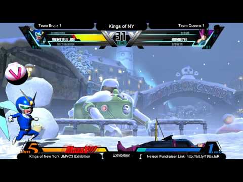 UMVC3 @ Kings of New York Exhibition - Team Bronx 1 vs Team Queens 1