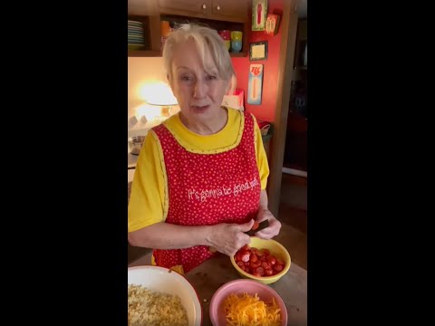 Cornbread Salad for my special Dinner. Cooking with Brenda Gantt