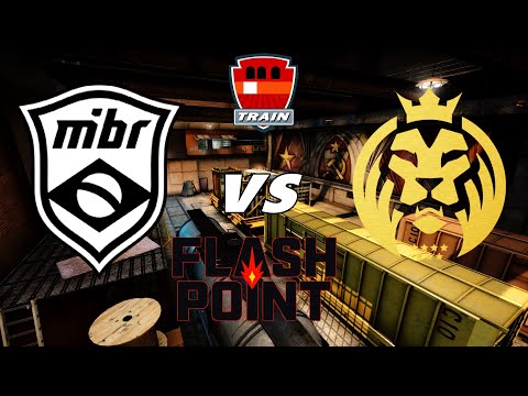 MIBR vs MAD LIONS Melhores Momentos (MD3) Map1 Train FlashPoint 1 SemiFinal