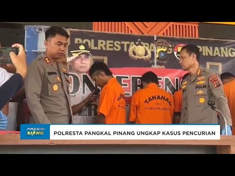 POLRESTA PANGKALPINANG UNGKAP KASUS PENCURIAN