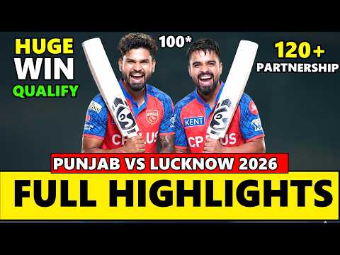 Punjab Kings vs Lucknow Super Giants ipl Match 68 Full Highlights 2026
