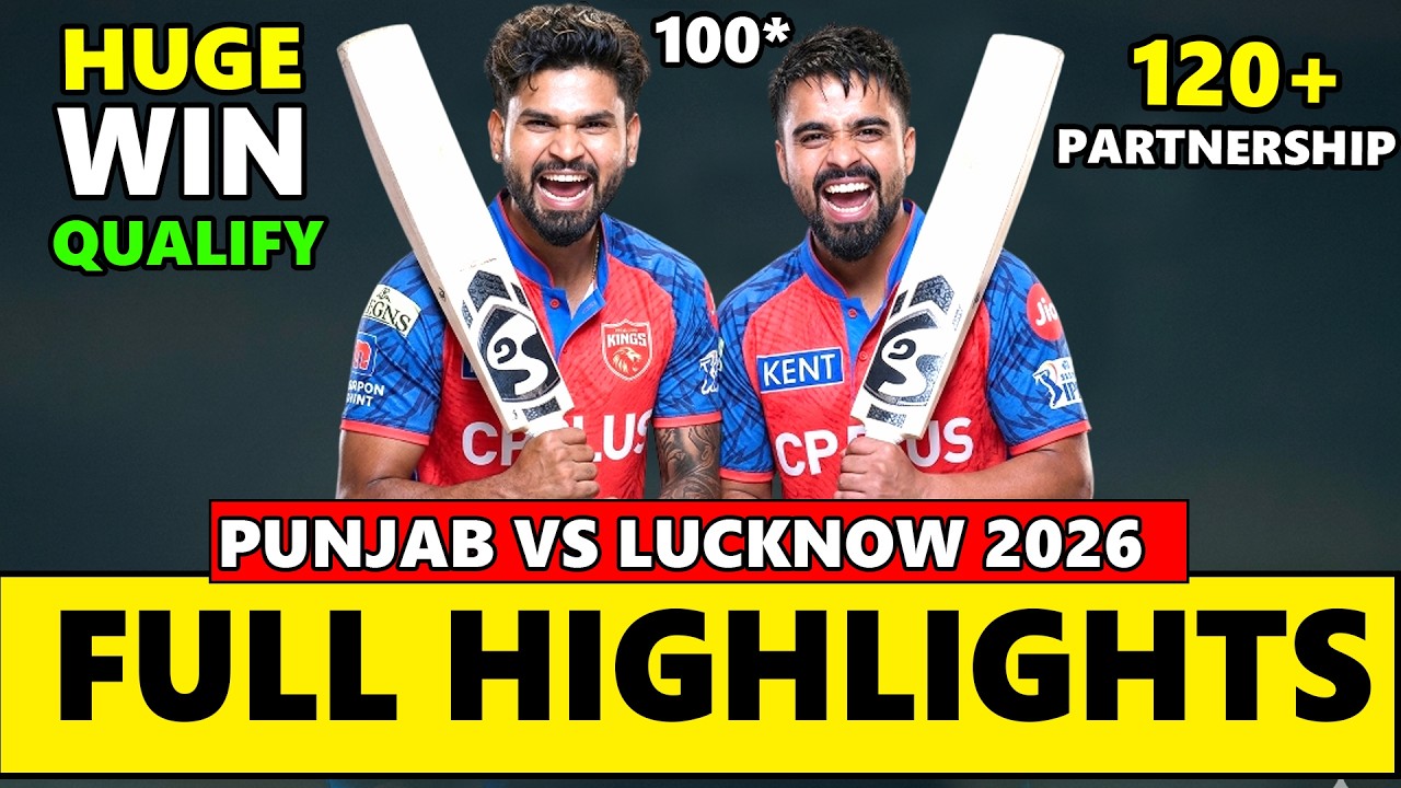 Punjab Kings vs Lucknow Super Giants ipl Match 68 Full Highlights 2026