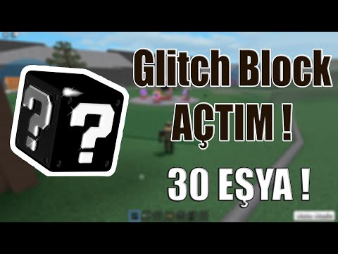 GLİTCH BLOCK AÇTIM ! | Roblox Şans Blokları