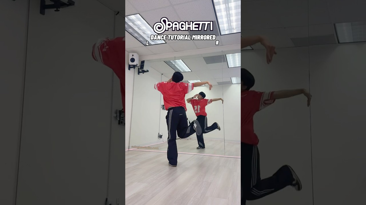 LE SSERAFIM - ‘SPAGHETTI’ Dance Tutorial Mirrored (75% Speed) #kpoptutorial