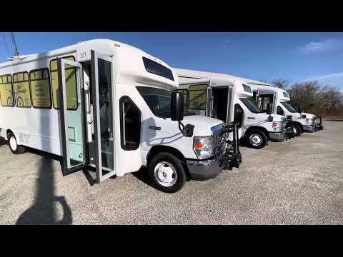 2018 Ford E450 Starcraft 24 Passenger ADA Access Used Shuttle Bus For Sale Bus 203