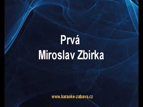 Prvá - Miroslav Zbirka Karaoke tip