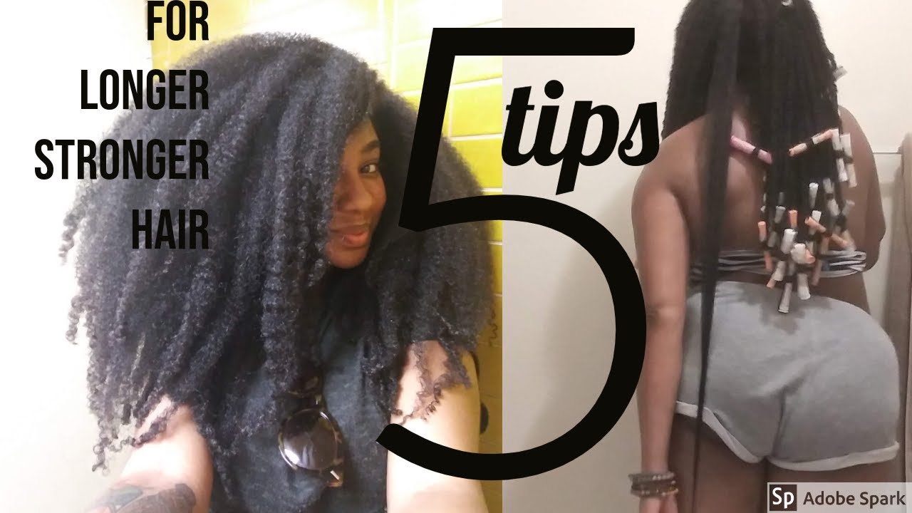 HAIR GROWING SLOW?? DO THESE 5 THINGS