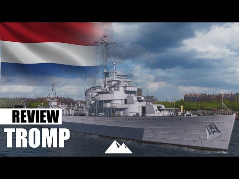 TROMP, der hochbewaffnete NL Kreuzer ZERSTÖRER! - World of Warships | [Review] [Deutsch] [60fps]