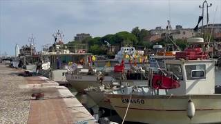 Il video delle «piccole barche» da pesca ferme al porto di Rimini: «Non c'è più nulla da prendere...