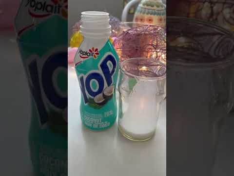 TASTE TEST TIME! Yoplait Yop Coconut yogurt drink! 🥥