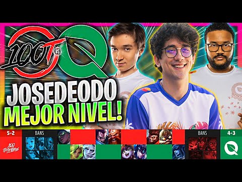 JOSEDEODO ALCANZA SU MÁXIMO NIVEL EN LCS! | 100 vs FLY RESUMEN LCS LOL ESPORTS ESPAÑOL
