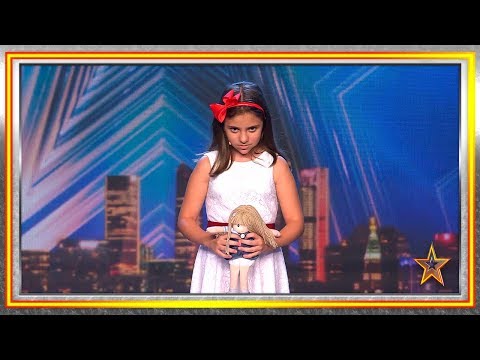 ¿Listo para temblar de miedo con esta niña y su muñeca? | Audiciones 1 | Got Talent España 2019