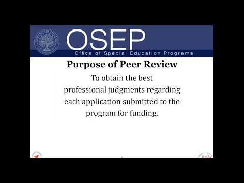 2019 OSEP Peer Review Process Webinar
