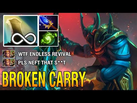 Imba [Wraith King] Non-Stop Reincarnation With Refresher + Aghs Scepter Epic Cancer Gameplay Dota2