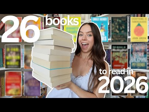 the 26 books I want to read in 2026! 📚✨  *2026 TBR*